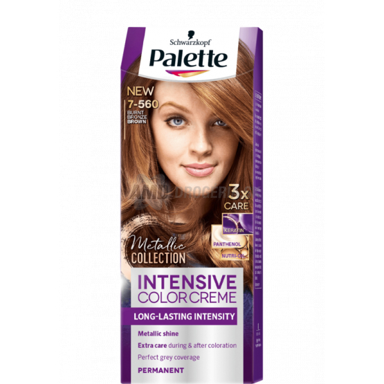 PALETTE COLOR CREME 7-560 OHNIVÝ BRONZOVOHNEDÝ