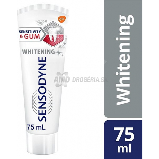 SENSODYNE ZUBNÁ PASTA SENSITIVITY A GUM WHITE 75 ML