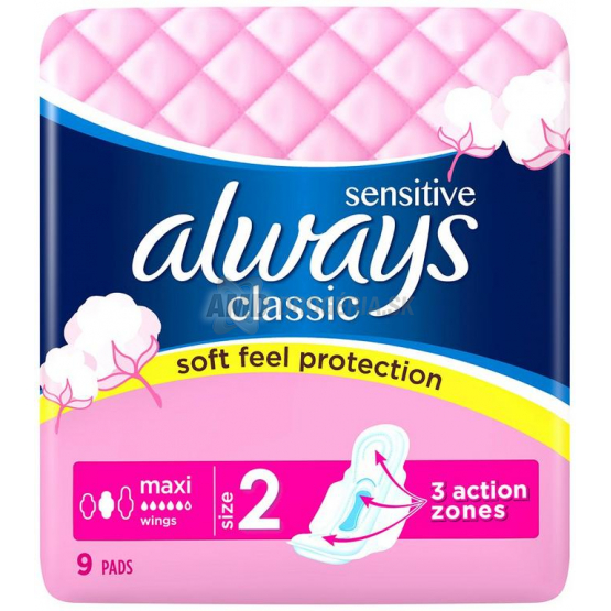 ALWAYS CLASSIC MAXI SENSITIVE 9 KS 