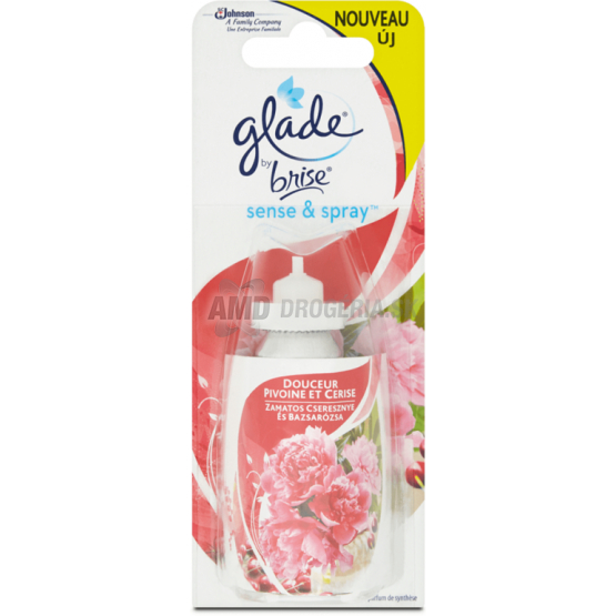 GLADE SENSE SPREJ NÁHRADNÁ NÁPLŇ LUCIOUS CHERRY A PEONY 18 ML