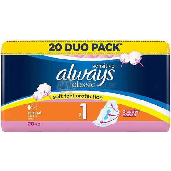 ALWAYS CLASSIC DUO NORMAL SENSITIVE 2x10 KS 