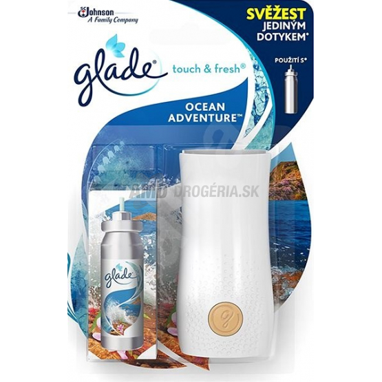 GLADE ONE TOUCH STROJČEK OCEAN ADVENTURE 1 KS+NÁPLŇ 10 ML
