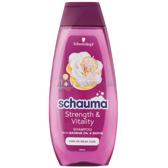 SCHAUMA ŠAMPÓN STRANGHT A VITALITY 400ML