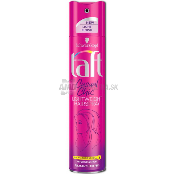 TAFT LAK NA VLASY CASUAL CHIC 250ML