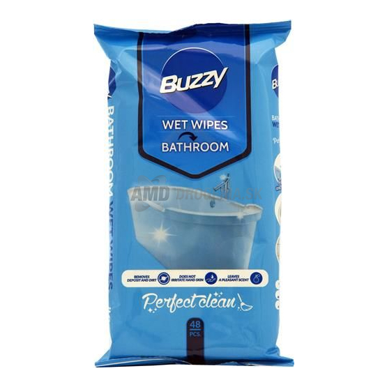 BUZZY VLHČENÉ OBRÚSKY KÚPELŇA 48 KS