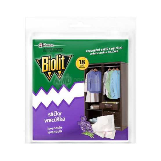 BIOLIT VOŇAVÉ SÁČKY LEVANDUĽA 18 KS 
