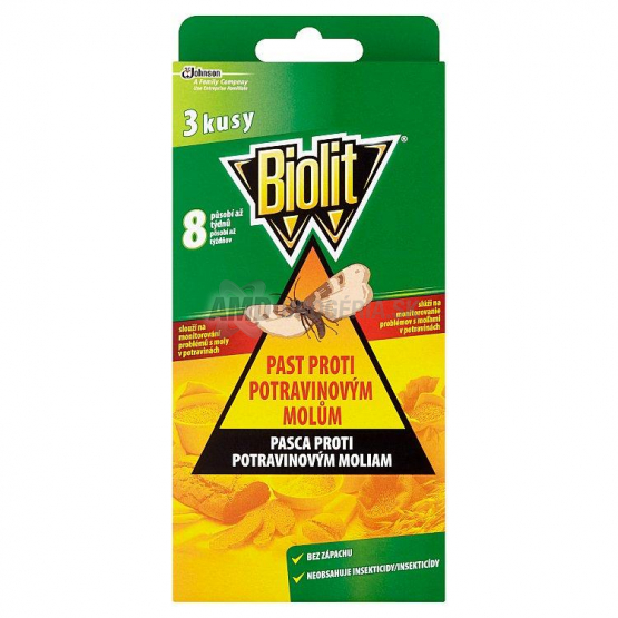 BIOLIT LAPAČ POTRAVINOVÝCH MOLÍ 3 KS