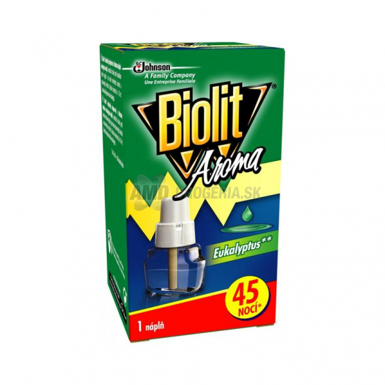 BIOLIT FAMILY ELEKTRICKÁ TEKUTÁ NÁPLŇ EUKALYPTUS 45 NOCÍ 27 ML