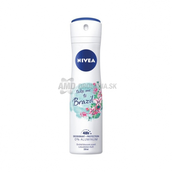 NIVEA DEODORANT TAKE ME TO BRAZIL 150 ML 