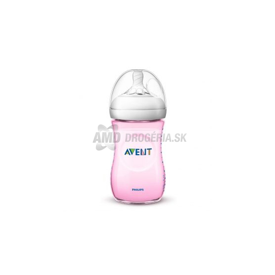 AVENT FĽAŠA NATURAL 2PP RUŽOVÁ 260 ML