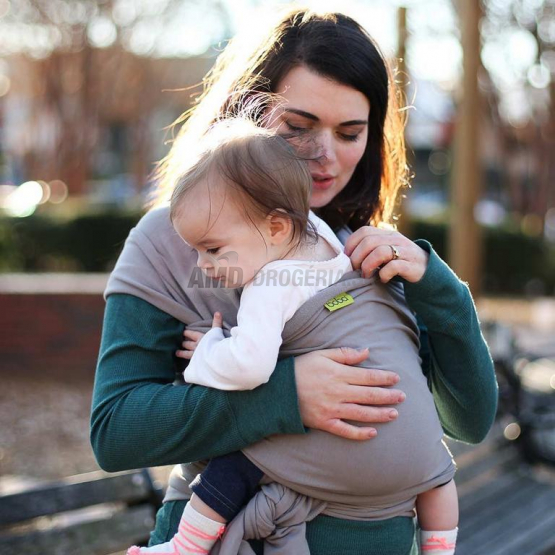 BOBA WRAP BABY NOSIČ DETÍ/ŠATKA GREY 1 KS