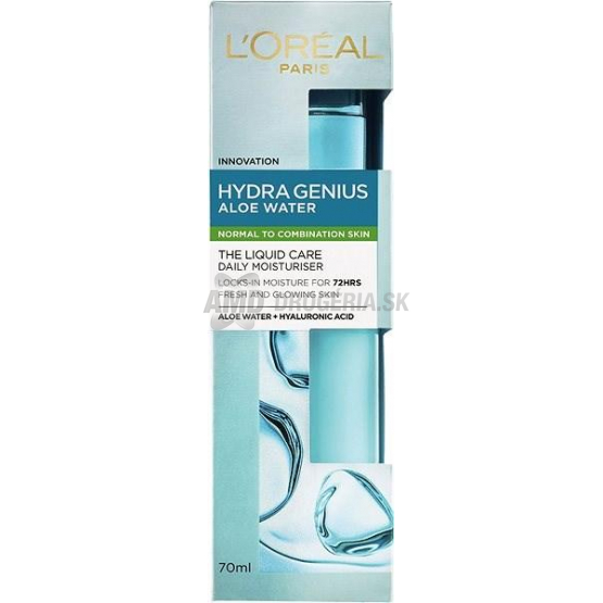 LOREAL HYDRA GENIUS WATER PLEŤOVÝ GÉL 70 ML 