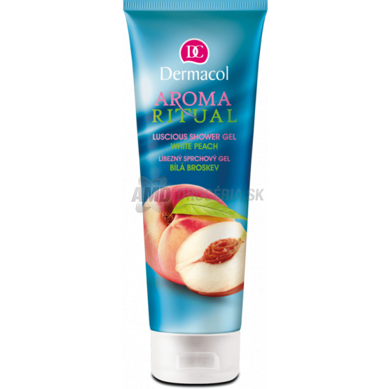 DERMACOL SPRCHOVACÍ GÉL  PEACH 250 ML