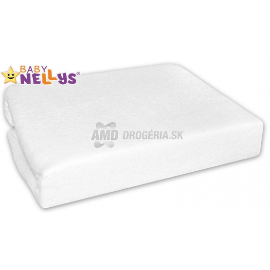 BABY NELLYS NEPREMOKAVÁ PLACHTA 120x60 CM BIELE