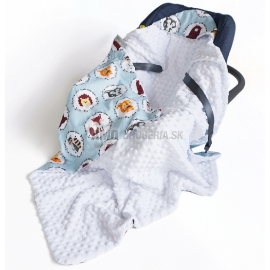 BABY NELLYS LUXUSNA BAVLENENÁ DEKA 3V1 MINKY