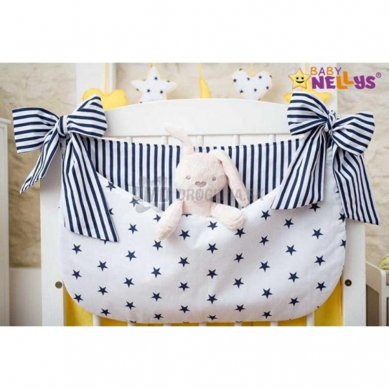 BABY NELLYS VRECKÁR NIE LEN NA HRAČKY STARS BE LOVE GRANAT