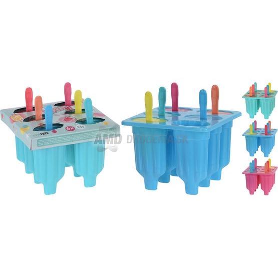 FORMA NA ZMRZLINU/NANUKY FAREBNÁ 13X13 CM 6 KS 