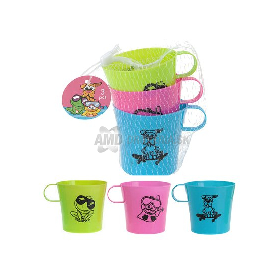 HRNČEK DETSKÝ UMELOHMOTNÝ 3 DIELNÁ SADA