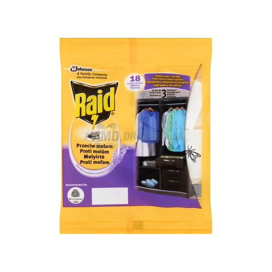 RAID PROTI MOLIAM LEVANDULA 18 KS