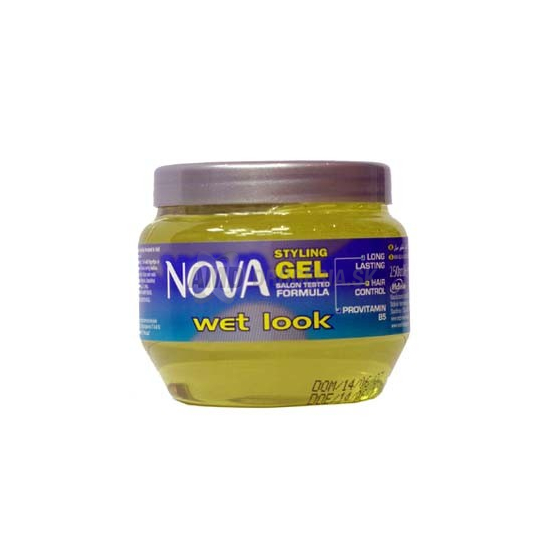 NOVA GÉL NA VLASY WET LOOK ŽLTÝ 250 ML