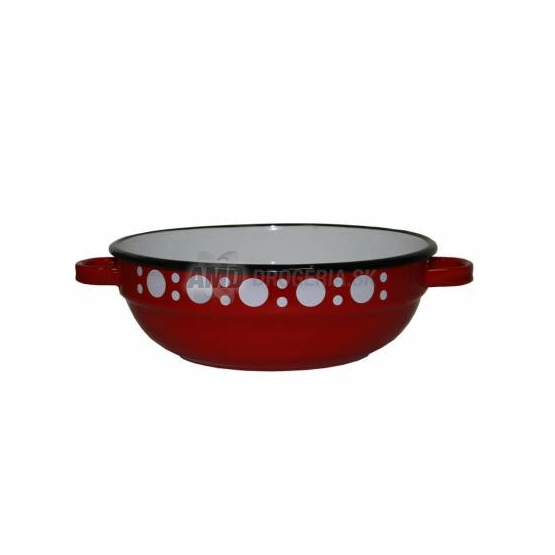 MISA SEDLIACKA SMALTOVANÁ 22 CM DEKOR VTÁČIKY