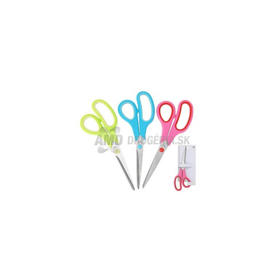 NOŽNICE PRE DOMÁCNOSŤ 21 CM FAREBNÉ 1 KS
