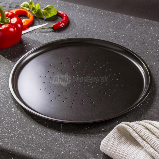 PLECH NA PEČENIE PIZZE OKRÚHLA 32,5X1,2 CM