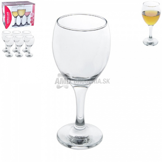 POHÁR NA VÍNO EMPIRE SKLO 245 ML 6 KS