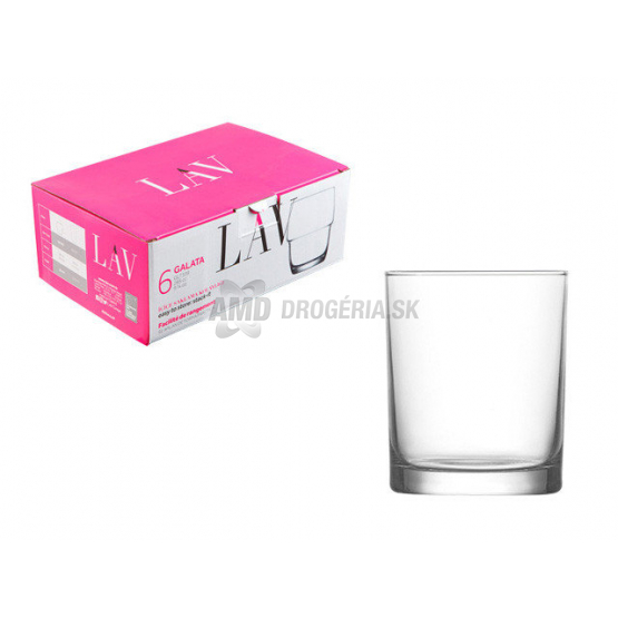 POHÁR NA WHISKY LIBERTY ČÍRY SKLO 280 ML SADA 6 KS 