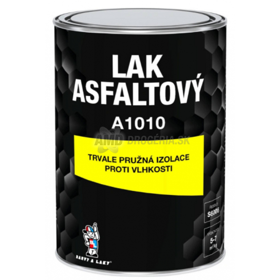 ASFALTOVÝ LAK 1010 ČIERNY 1 KG