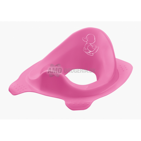 SEDÁTKO DETSKÉ NA WC KAČKA RUZOVÉ 1 KS