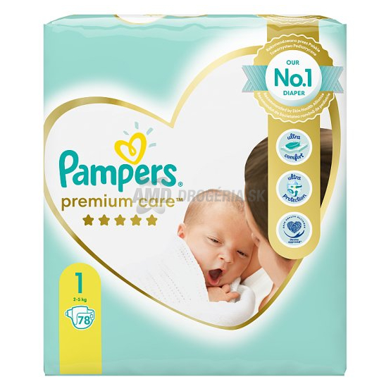 PAMPERS PREMIUM NEWBORN 1 78 KS