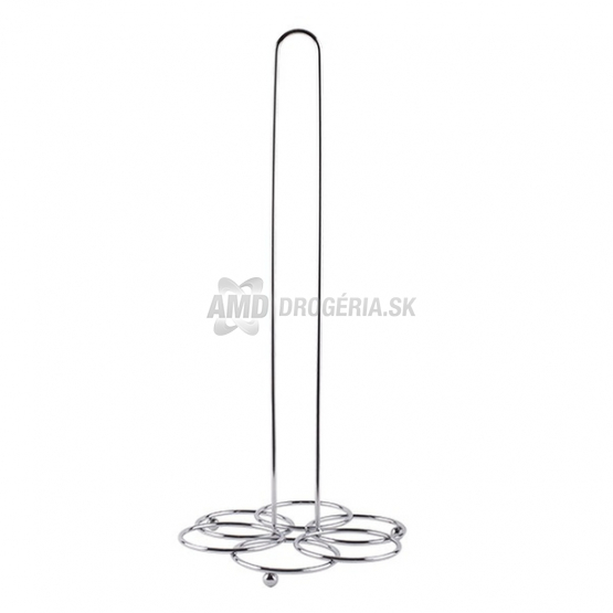 STOJAN NA PAPIEROVÉ KUCHYNSKÉ UTIERKY KOVOVÝ,TVAR KRÚŽKY 1 KS