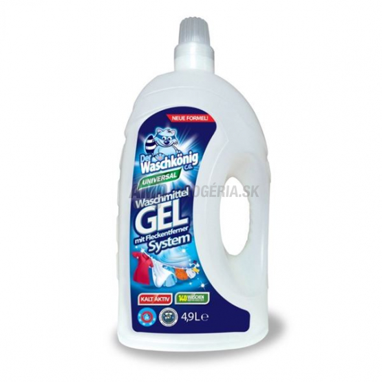 WASCHKONING GÉL UNIVERZAL 4,9L/140PD 