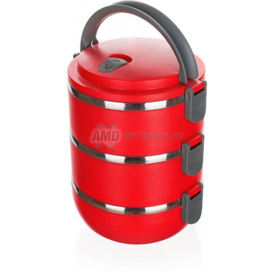 JEDLONOSIČ PLASTOVÝ 3-DIELNÝ, ČERVENÝ BANQUET