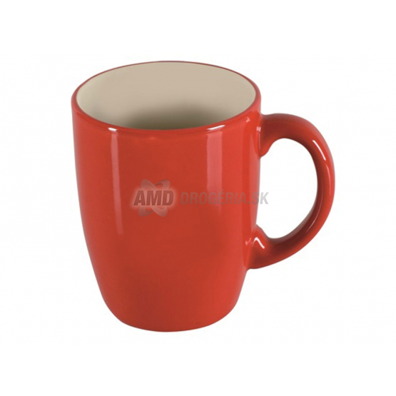 HRNČEK KERAMICKÝ FUSION ČERVENÝ 260 ML 