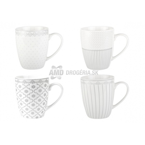 HRNČEK PORCELÁNOVÝ PLISS 360 ML 