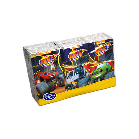 VRECKOVKY BLAZE AUTA 4 VRSTVOVÉ 6 KS