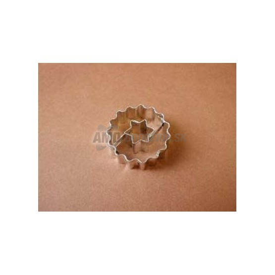 VYKRAJOVAČKA KOLIESKO VRÚBKOVANÉ STRED HVIEZDA