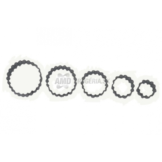 VYKRAJOVAČKA KOLIESKA ZÚBKOVANÉ SADA 5 KS