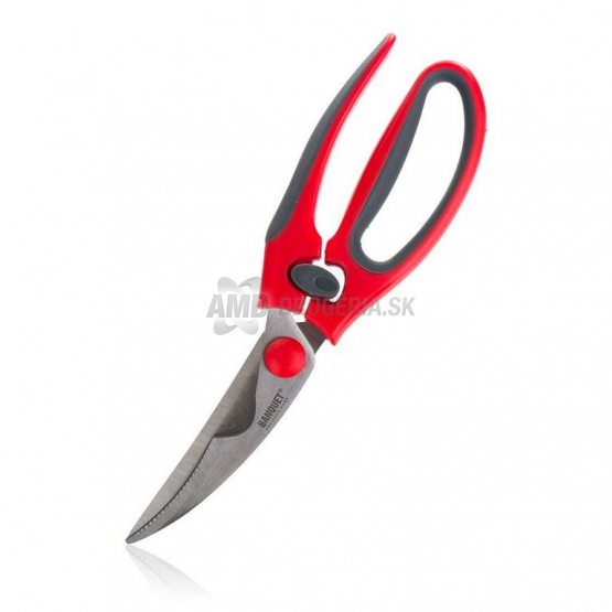 NOŽNICE NA HYDINU 24 CM ČERVENÉ 1 KS