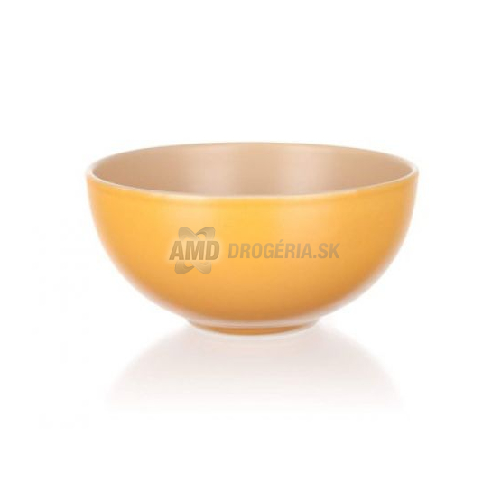 BANQUET MISKA ŽLTO/BEŽOVÁ MATNÁ 13,5 CM