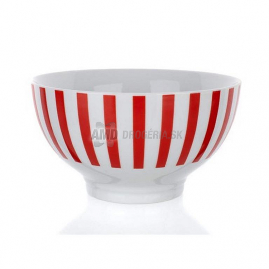 BANQUET MISKA ČERVENÝ PÁSIK 1 KS