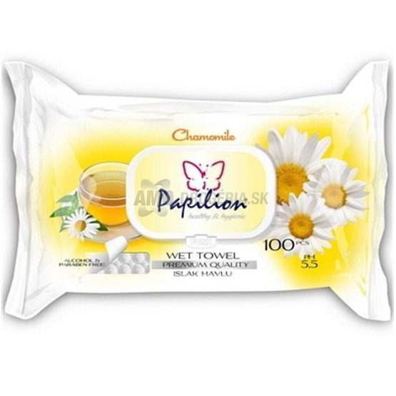 PAPILON VLHČENÉ UTIERKY HARMANČEK 100 KS