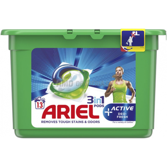 ARIEL TABLETY NA PRANIE ACTIVE DEO FRESH 13 KS 