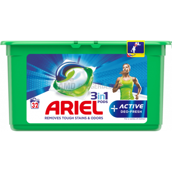 ARIEL TABLETY NA PRANIE ACTIVE DEO FRESH 32 KS 