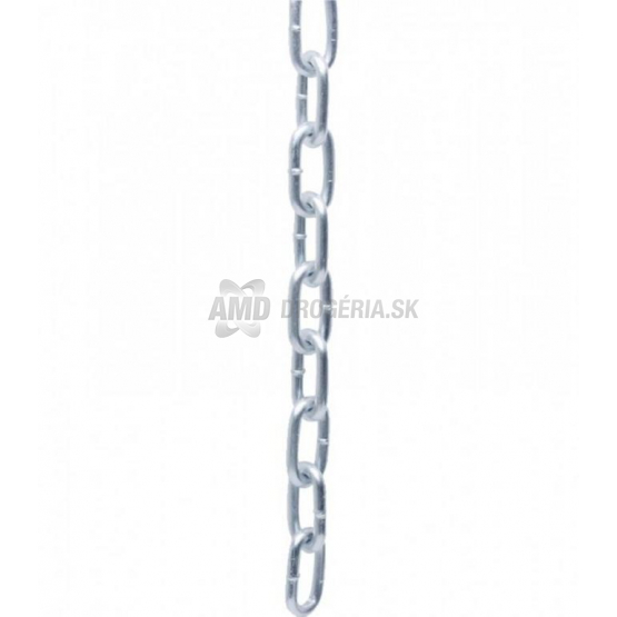 Reťaz krátke oko oceľová pozinkovaná, 2x12 mm, 110 m