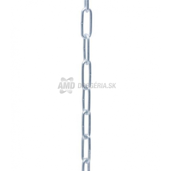 Reťaz s dlhým okom DIN 5685, pozinkovaná, 4×32 mm