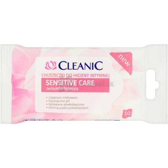 CLEANIC VLHČENÉ UTIERKY PRE INTÍMNU HYGIENU 10 KS