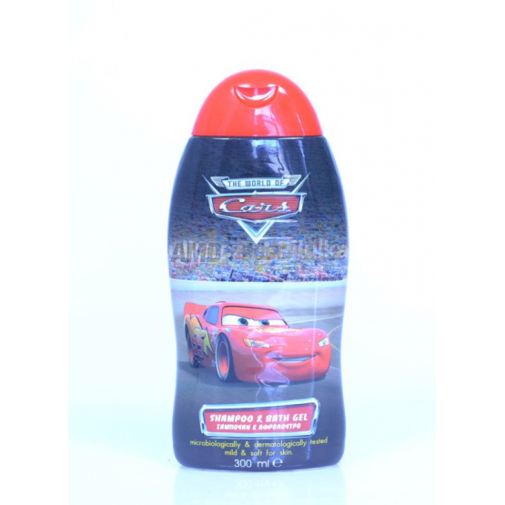 CARS 2 v1 ŚAMPÓN + GÉL DO KÚPEĽA 300 ML